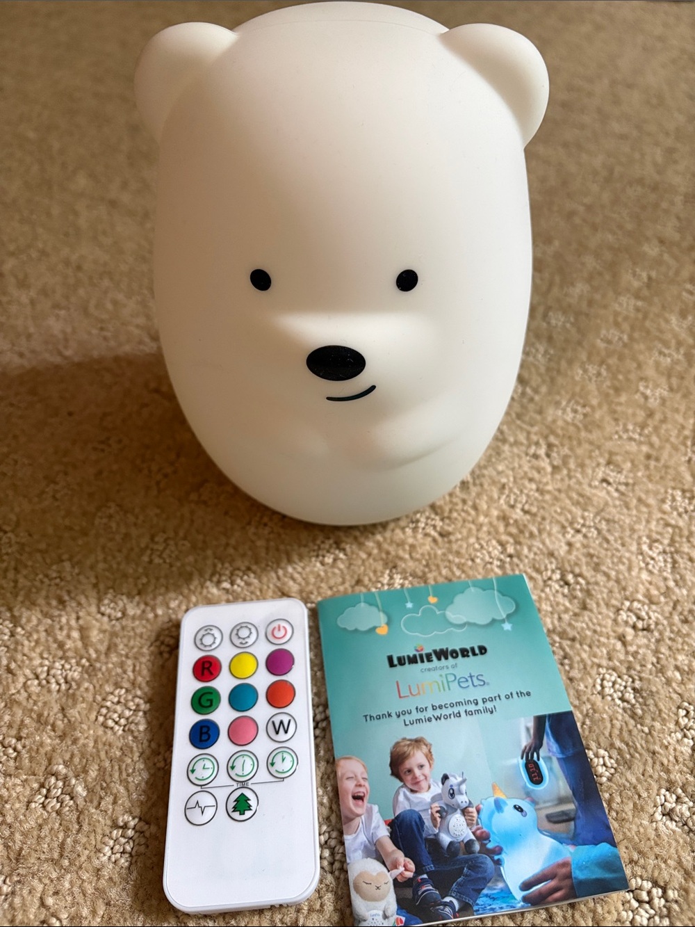 White Bear Night Light Lumipets